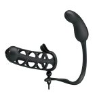 Pretty Love Hercules Penis Sheath II pénisz mandzsetta + prosztata vibrátor