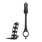 Pretty Love Hercules Penis Sheath II pénisz mandzsetta + prosztata vibrátor