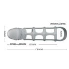 Pretty Love - heregyűrűs péniszköpeny 