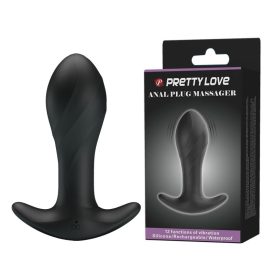 Pretty Love Anal plug anál vibrátor (fekete)