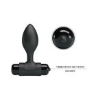 Pretty Love - Vibra Butt Plug (fekete)
