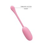 Pretty Love Doreen Baby Pink applikációval vezérelhető vibrációs, elektrostimulációs tojás