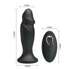Mr. Play Super Power Anal Plug vibrációs, távírányítós popsidugó