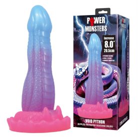   Power Monsters Void Python – 20.5 cm Rippled Monster Silicone  kígyó Dildo