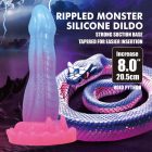 Power Monsters Void Python – 20.5 cm Rippled Monster Silicone  kígyó Dildo