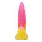 Power Monsters Flamebeast – 22.5 cm Rippled Monster Silicone Dildo