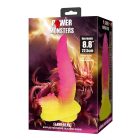Power Monsters Flamebeast – 22.5 cm Rippled Monster Silicone Dildo