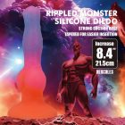 Power Monsters Hercules – 21.5 cm Rippled Monster Silicone Dildo