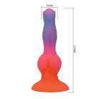Power Monsters Hercules – 21.5 cm Rippled Monster Silicone Dildo