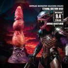 Power Monsters Savage Beastlord – 24 cm Rippled Monster Silicone Dildo