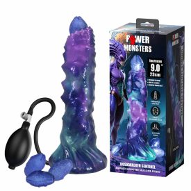 DuskWalker Sentinel – 23 cm Rippled Alien Silicone Dildo