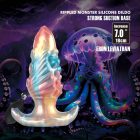 Power Monsters Ebon Leviathan – 18 cm Rippled Monster Silicone szörny Dildo
