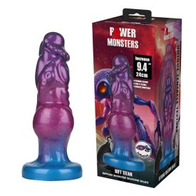   Power Monsters Rift Titan – 24 cm Rippled Monster Silicone Dildo pumpálható szörny dildo