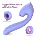 Vibeconnect - vízálló G-pont vibrátor és csiklóizgató Lila