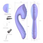 Vibeconnect - vízálló G-pont vibrátor és csiklóizgató Lila