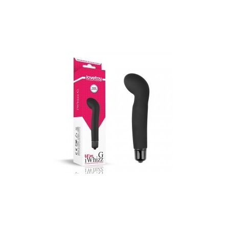 iWhizz - g-pont és prosztata masszírozó vibrátor (fekete)