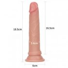 Lovetoy - 7" Dual-Layered Silicone Nature Cock Flesh