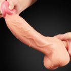 10" Dual Layer Platinum Silicone Cock dildo