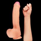 11" Dual Layer Platinum Silicone Cock dildo