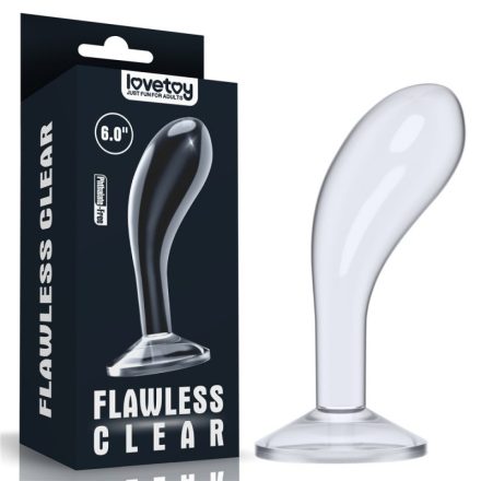 Lovetoy - 6.0'' Flawless Clear Prosztata plug