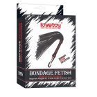 Bondage Fetish Beginners Flogger fekete korbácska