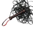 Bondage Fetish Beginners Flogger fekete korbácska