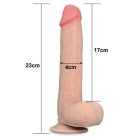 Skinlike Skin Dual-layer dildó 18cm