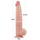 13.5'' King Sized Sliding Skin Dual Layer Dong dildo