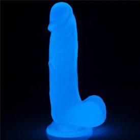   Lovetoy - 7,5" LUMINO PLAY SÖTÉTBEN VILÁGÍTÓ DILDÓ