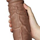 10.5" Chubby Dildo Brown