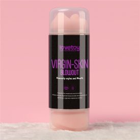   Virgin-skin Blowout Double Side Stroker Vagina and Mouth maszturbátor
