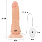 LVTOY614 felcsatolható vibrátor és univerzális hám szett 7,5''