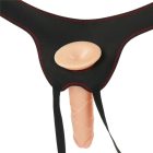 LVTOY614 felcsatolható vibrátor és univerzális hám szett 7,5''