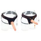 LVTOY614 felcsatolható vibrátor és univerzális hám szett 7,5''