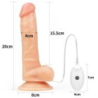 LVTOY615 felcsatolható vibrátor és univerzális hám szett 7,5"