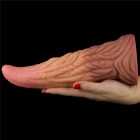 10'' Dual layered Platinum Silicone Monster Tongue prémium dildo