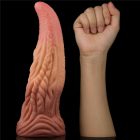 10'' Dual layered Platinum Silicone Monster Tongue prémium dildo