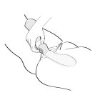 SHUNGA ZOA BLACK WAND kétvégű akkumulátoros luxusmasszírozó vibrátor Rózsaszín