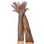 Rhinestone Fishnet Opera Length Gloves fekete strasszokkal díszített hosszú kesztyű