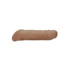 RealRock Penis Sleeve 8 - péniszköpeny (21cm) - sötét natúr
