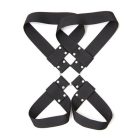 Set costrittivo Long Arms Restraint black hurkos kötöző szett