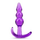 B YOURS TRIPLE BEAD ANAL PLUG PURPLE 