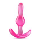 B YOURS CURVY ANAL PLUG PINK popsi dugó