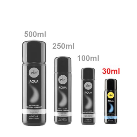 PJUR AQUA prémium vízbázisú síkosító 30ml
