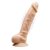 Silexd 8 - tölthető, tapadótalpas, herés vibrátor - 20cm (natúr)