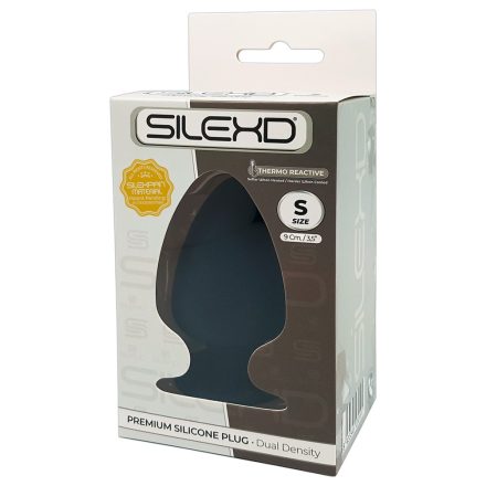 Silexd S - alakítható anál dildó - 9cm (fekete)