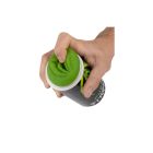 Zöld szörnyi energiaital dobozos műpunci