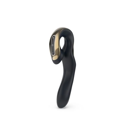 Zini Roae SE Three-way Pleasure Vibrator Black Gold luxus g-pont és csikló- vibrátor