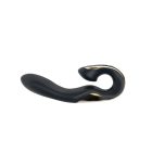 Zini Roae SE Three-way Pleasure Vibrator Black Gold luxus g-pont és csikló- vibrátor