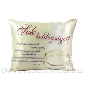KIÁRUSÍTÁS% Párna Sok boldogságot!